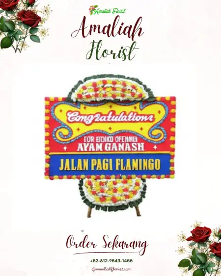 Sewa Papan Bunga Bencoy